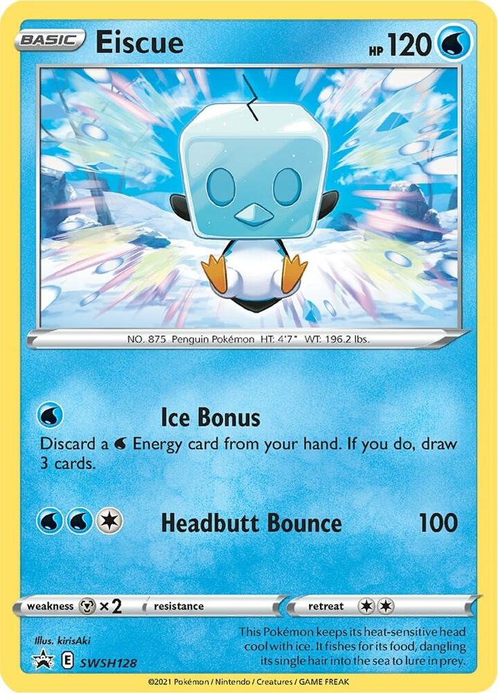 Eiscue Holo Promo SWSH: Sword & Shield Promo Cards SWSH128 NM - TCG-JVP
