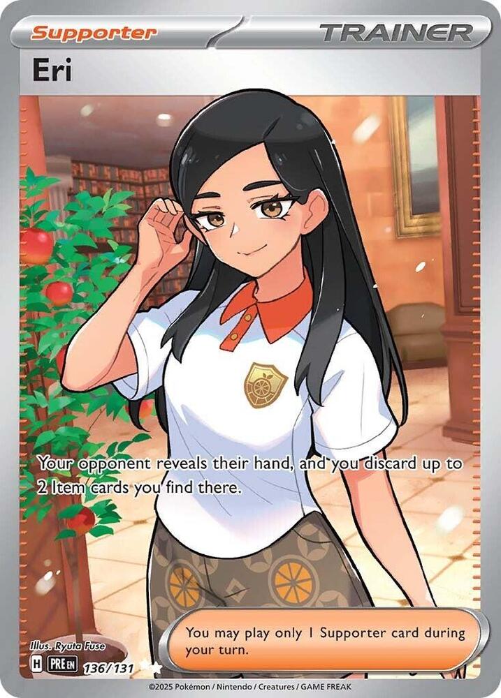 Eri Holo Ultra Rare SV: Prismatic Evolutions 136/131 NM - TCG-JVP