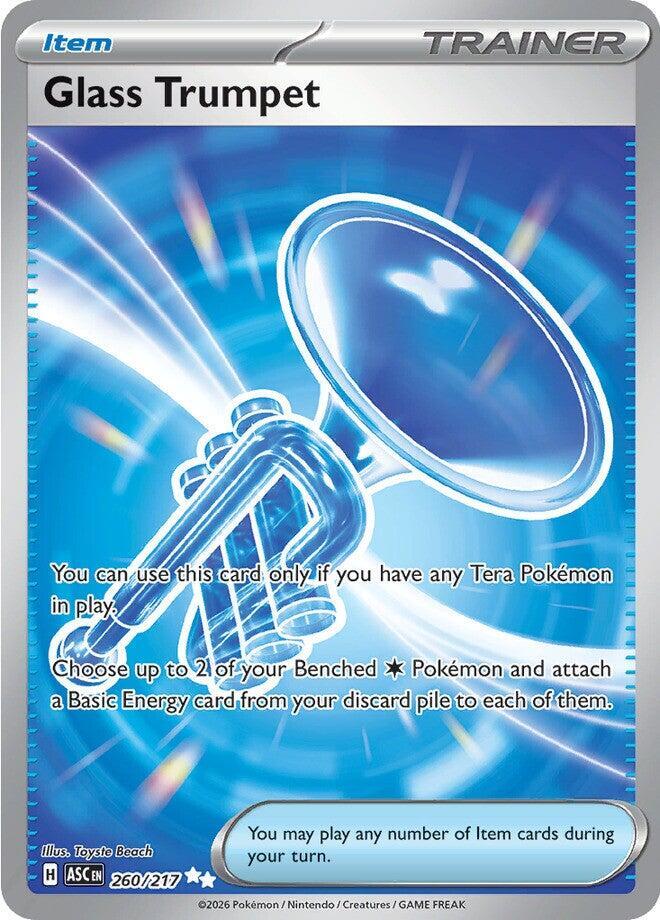 Glass Trumpet Holo Ultra Rare ME: Ascended Heroes 260/217 NM - TCG-JVP