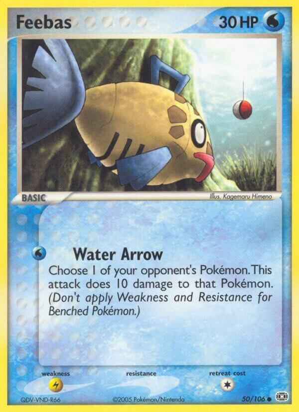Feebas Common EX Emerald 50/106 LP