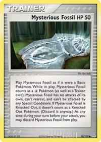 Mysterious Fossil Common EX Holon Phantoms 92/110 MP