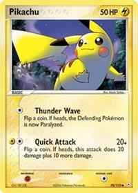 Pikachu Common EX Holon Phantoms 78/110 LP