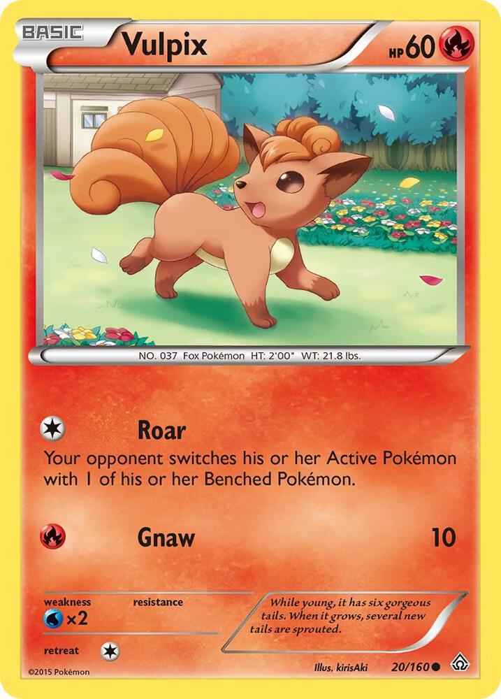 Vulpix Common XY - Primal Clash 20/160 LP