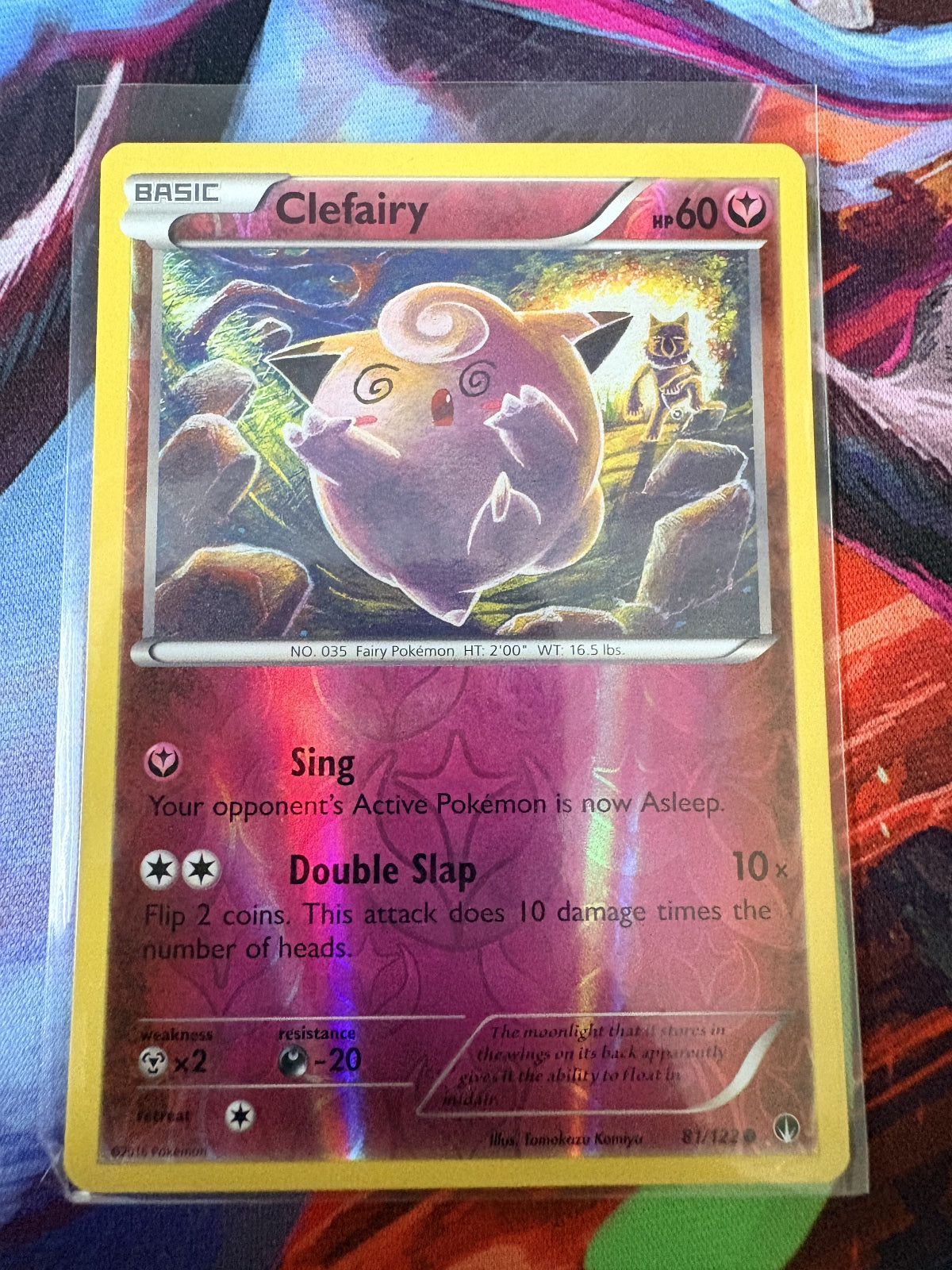 Clefairy Reverse Holo Common XY - BREAKpoint 81/122 MP - TCG-JVP