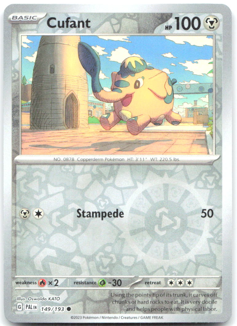 Cufant Reverse Holo Common SV02: Paldea Evolved 149/193 NM - TCG-JVP