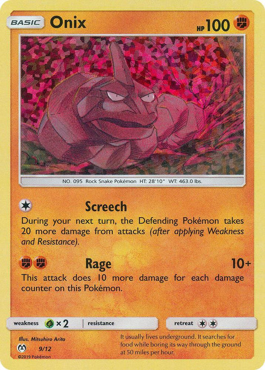 Onix Holo Promo McDonald's Promos 2019 009/012 HP - TCG-JVP