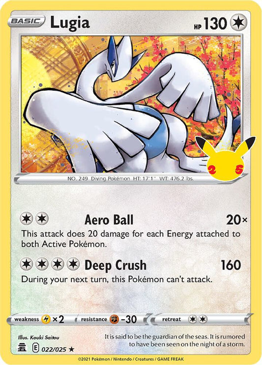 Lugia Holo Rare Celebrations 022/025 NM - TCG-JVP