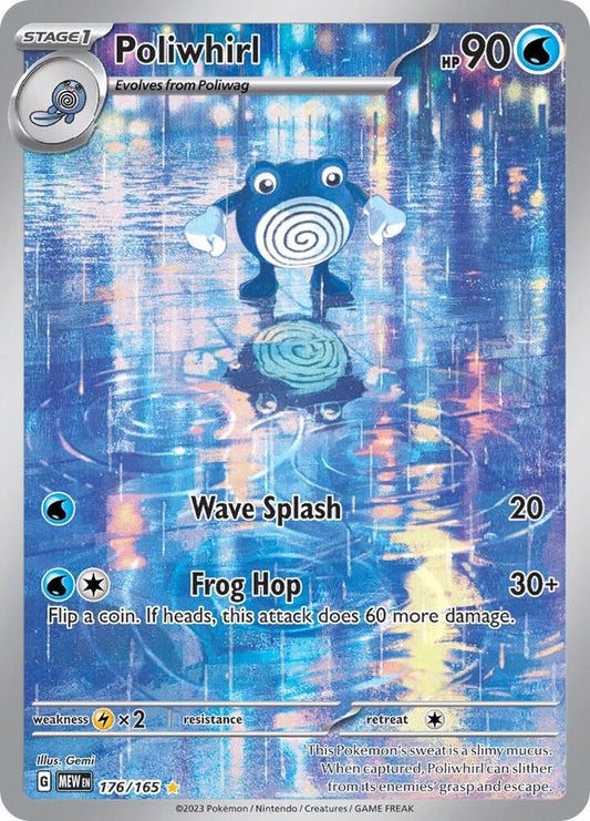 Poliwhirl Holo Illustration Rare SV: Scarlet & Violet 151 176/165 NM
