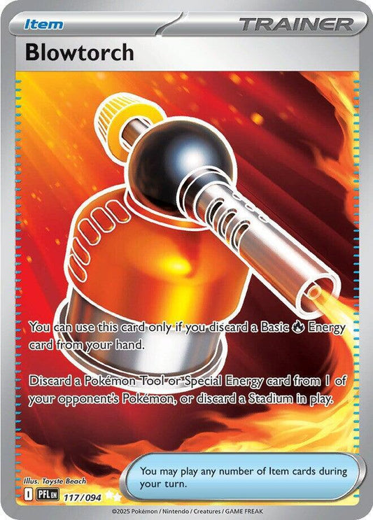 Blowtorch Holo Ultra Rare ME02: Phantasmal Flames 117/094 NM - TCG-JVP