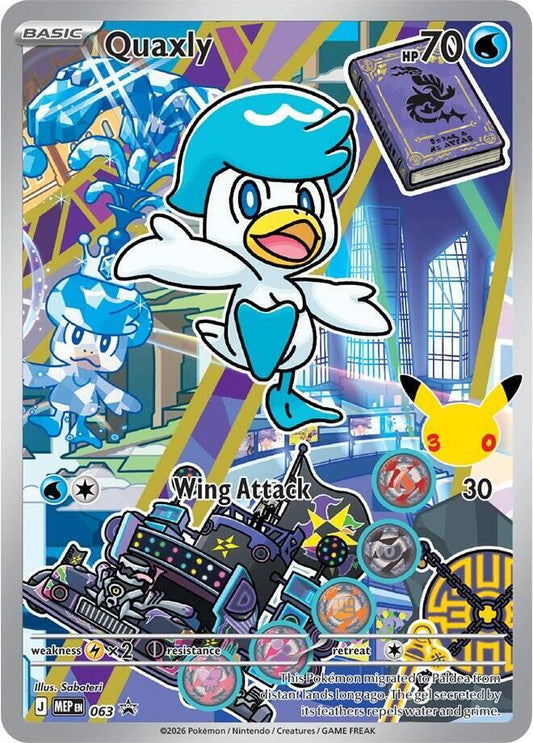 Quaxly Holo Promo ME: Mega Evolution Promo 063 NM - TCG-JVP