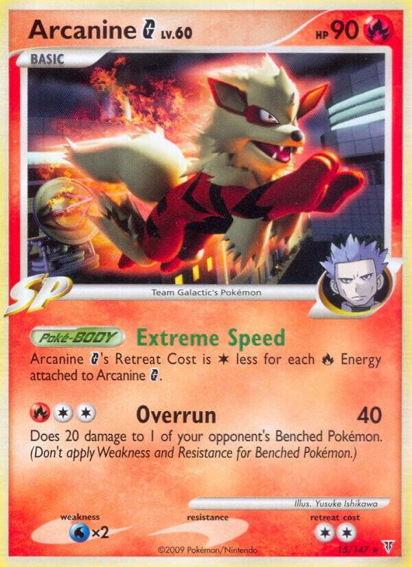 Arcanine G Rare Supreme Victors 15 LP