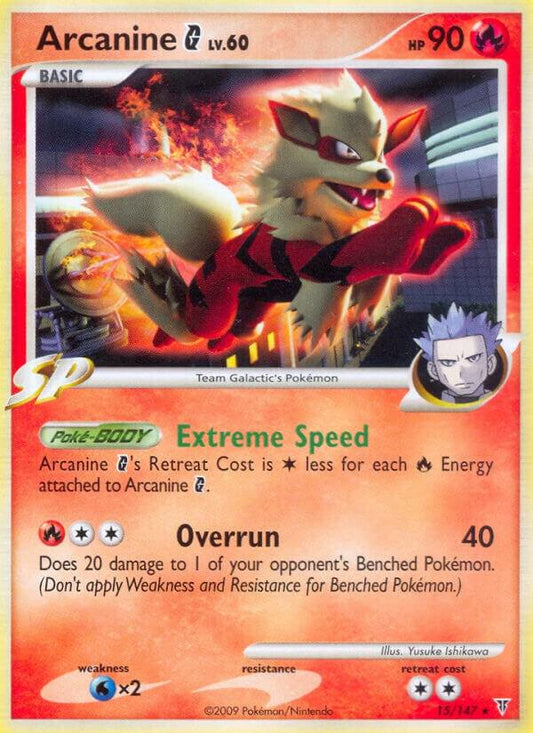 Arcanine G Rare Supreme Victors 15 LP