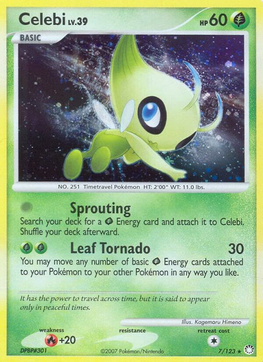 Celebi Holo Rare Mysterious Treasures 7/123 LP