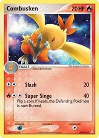 Combusken Uncommon EX Holon Phantoms 39/110 LP