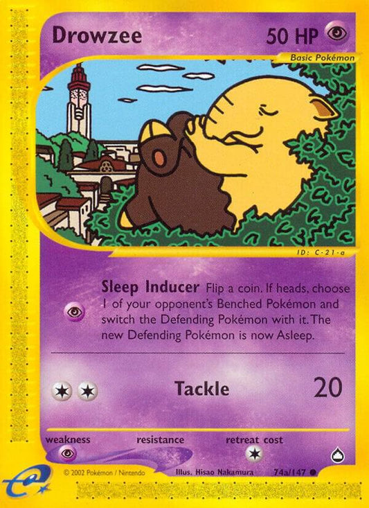 Drowzee (74a) Common Aquapolis 074a/147 NM