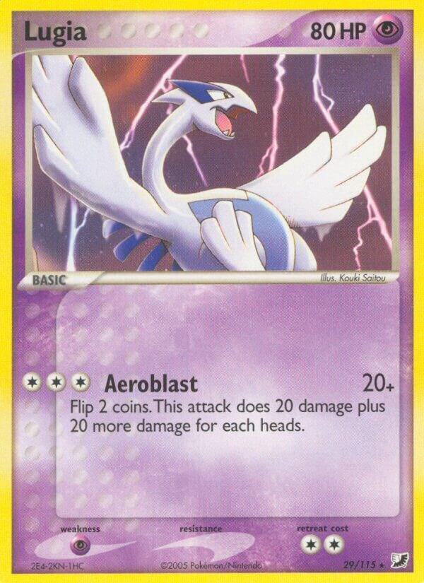 Lugia Rare EX Unseen Forces 29/115 NM