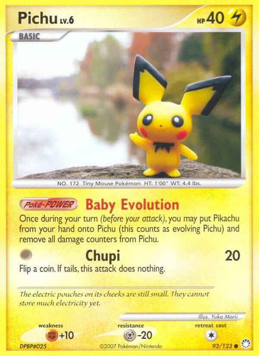 Pichu Common Mysterious Treasures 93/123 LP