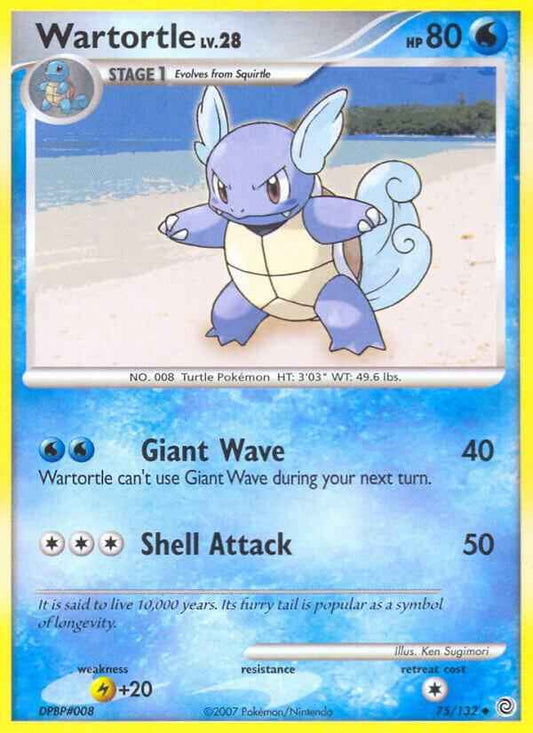 Wartortle Uncommon Secret Wonders 75/132 LP