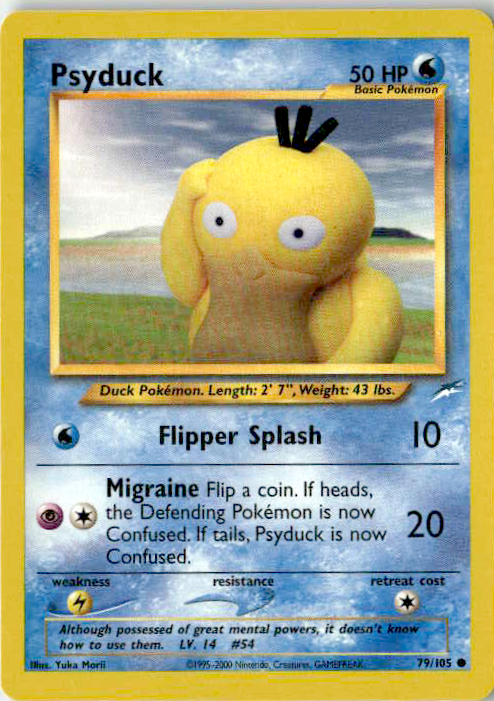 Psyduck Unlimited Common Neo Destiny 079/105 LP