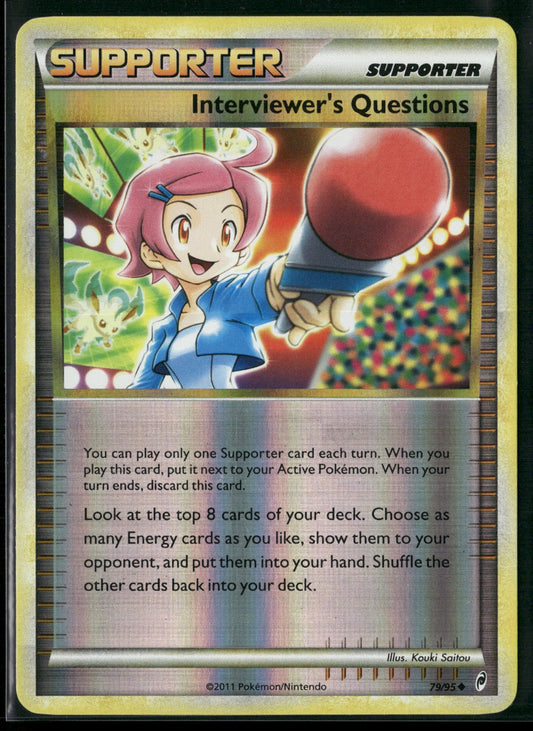 Interviewer's Questions Reverse Holo Uncommon Call of Legends 79/95 MP - TCG-JVP