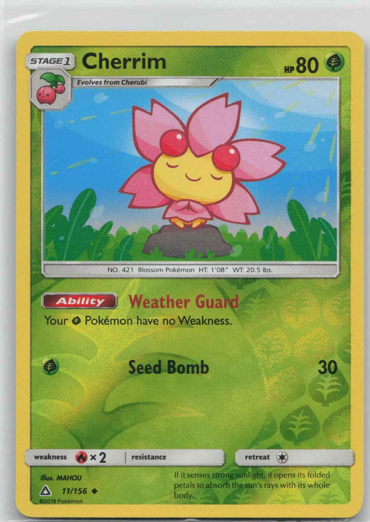 Cherrim Reverse Holo Uncommon SM - Ultra Prism 11/156 NM